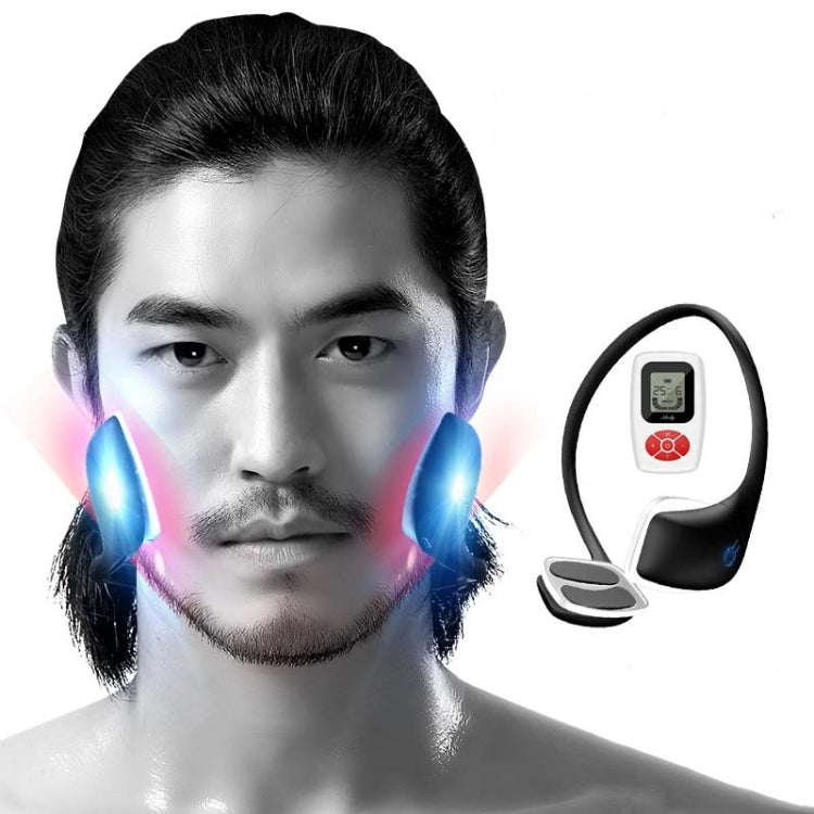 Micro-Current Facial Massager Smart Lazy Face-Lifting Device EMS Beauty Device, Black, White