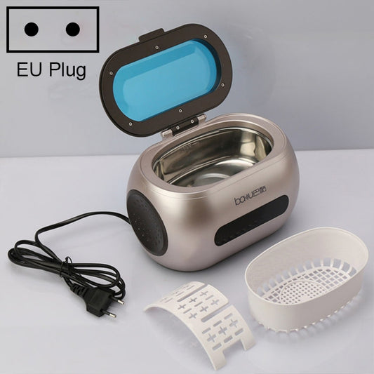 baku BA-3060A 220V Touch Version Household Glasses Jewelry Cleaning Tools Ultrasonic Cleaning Machine, EU Plug, EU Plug