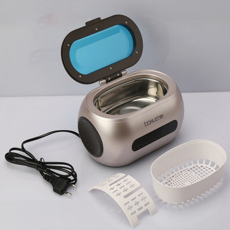 baku BA-3060A 220V Touch Version Household Glasses Jewelry Cleaning Tools Ultrasonic Cleaning Machine, EU Plug, EU Plug
