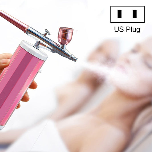 BS-1177 Needleless Water-light Guide High Pressure Oxygen Injection Apparatus Portable Hand-held Skin Care Water Atomizer Nano Sprayer Water Supplementary Instrument, Automatic Alcohol Aprayer, Water Tank Capacity: 40ml, US Plug