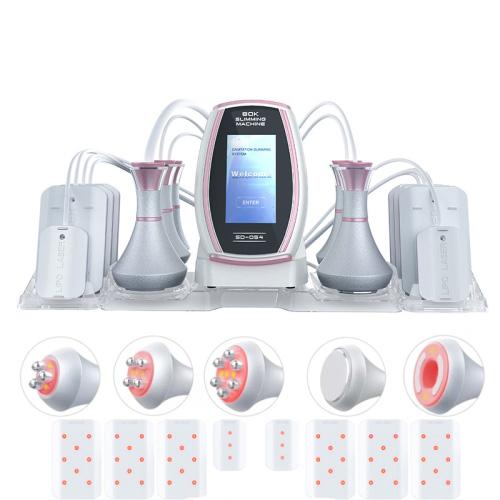 6 In 1  80K Ultrasonic Cavitation Vacuum Radio Frequency Lipo Laser Slimming Machine