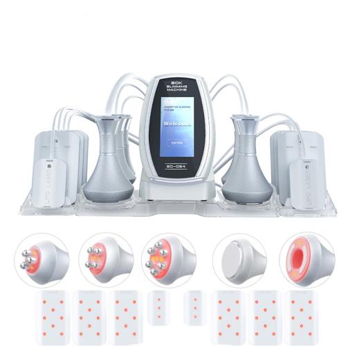 6 In 1  80K Ultrasonic Cavitation Vacuum Radio Frequency Lipo Laser Slimming Machine