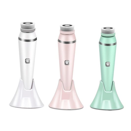 SK0306B 4-In-1 Electric Facial Cleansing Brush To Clean Pores And Blackheads Makeup Remover Brush Waterproof Silicone Cleansing Instrument